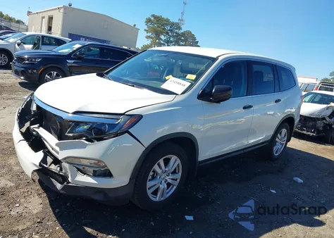 2017 Honda Pilot Lx from USA, damaged, VIN 5FNYF5H1XHB013072